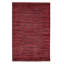 Tapis noir / rouge noué à la main de conception unique 6 pi 8 po x 10 pi Amira-Jess
