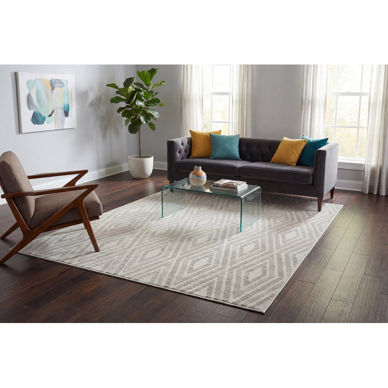 Tiasia Geometric Rug, Rectangle 5'3" x 7'7"