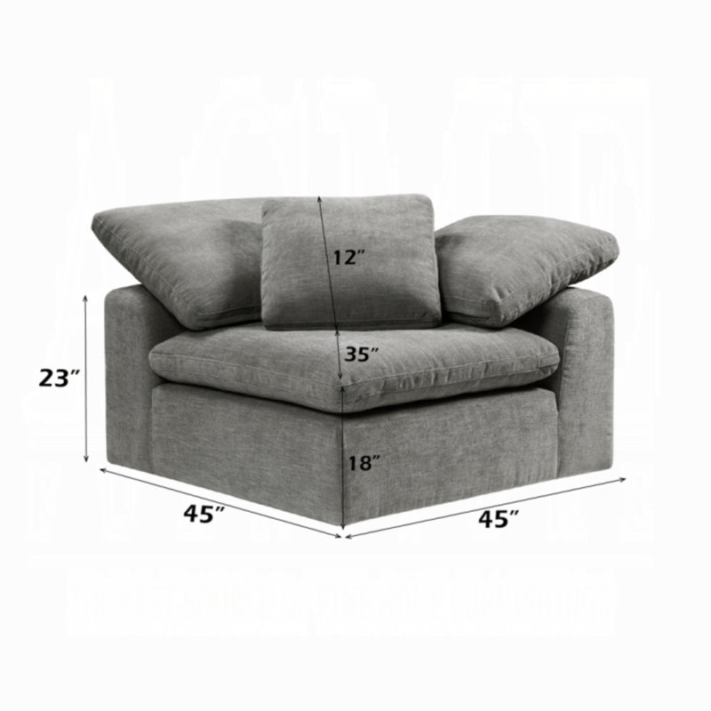 Naveen modulaire - Wedge avec coussin