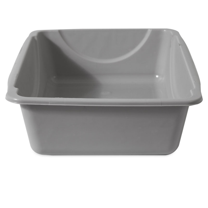Jumbo Gray Eco-Friendly Plastic Open Top Litter Box