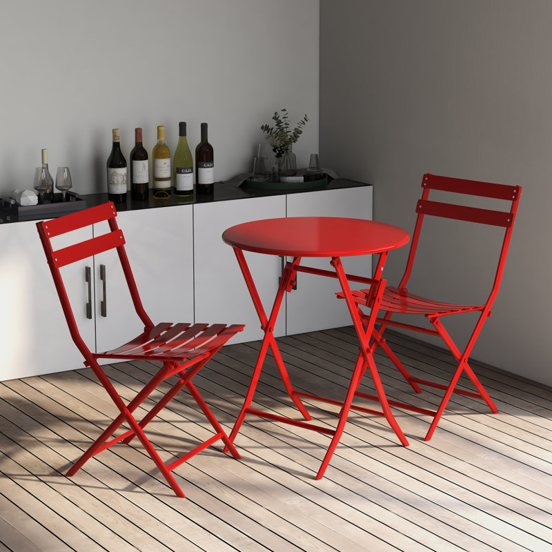 Ensemble de bar Hokku Designs avec matériau extérieur en métal