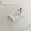 Lavabo de salle de bain rectangulaire double en argile réfractaire BOCCHI Milano
