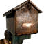 Dog Yorkshire Terrier Bronze Garden Statue
