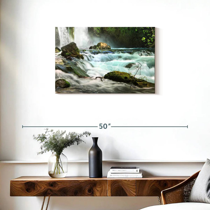 Alvord Banias Waterfall, 20" H x 30" W