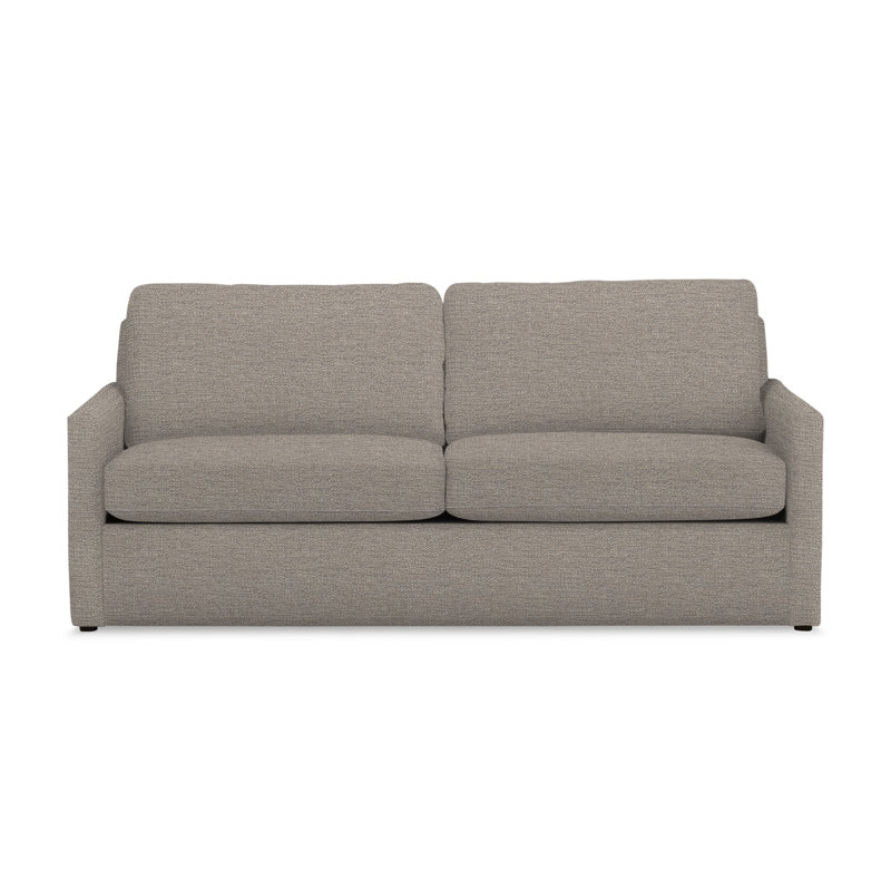 Savannah Upholstered 85'' Sofa, Drusky Linen Sustain® Basketweave