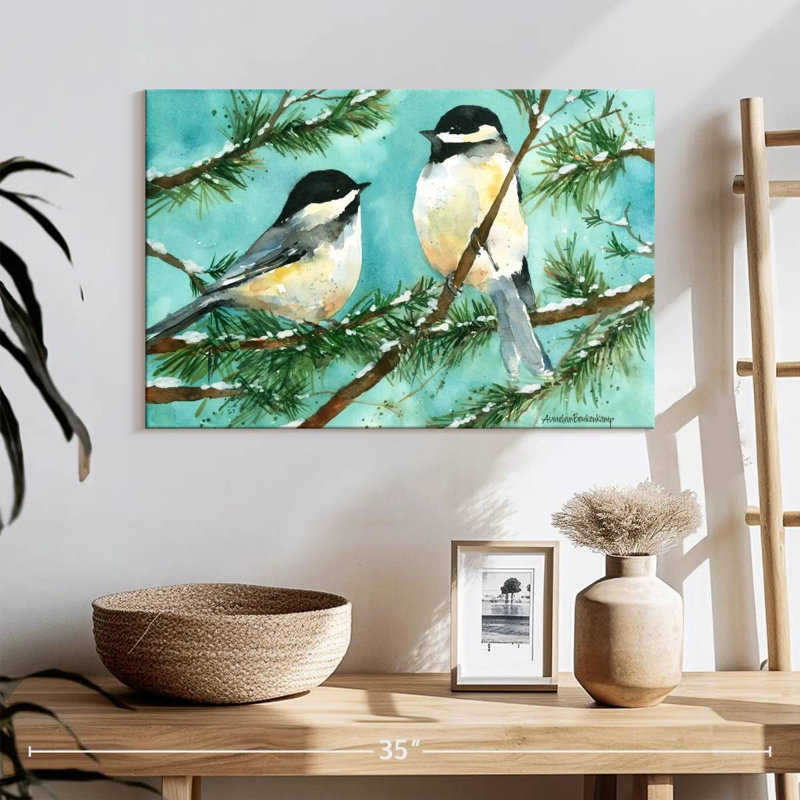 Chickadee Chat, 16" H x 24" W
