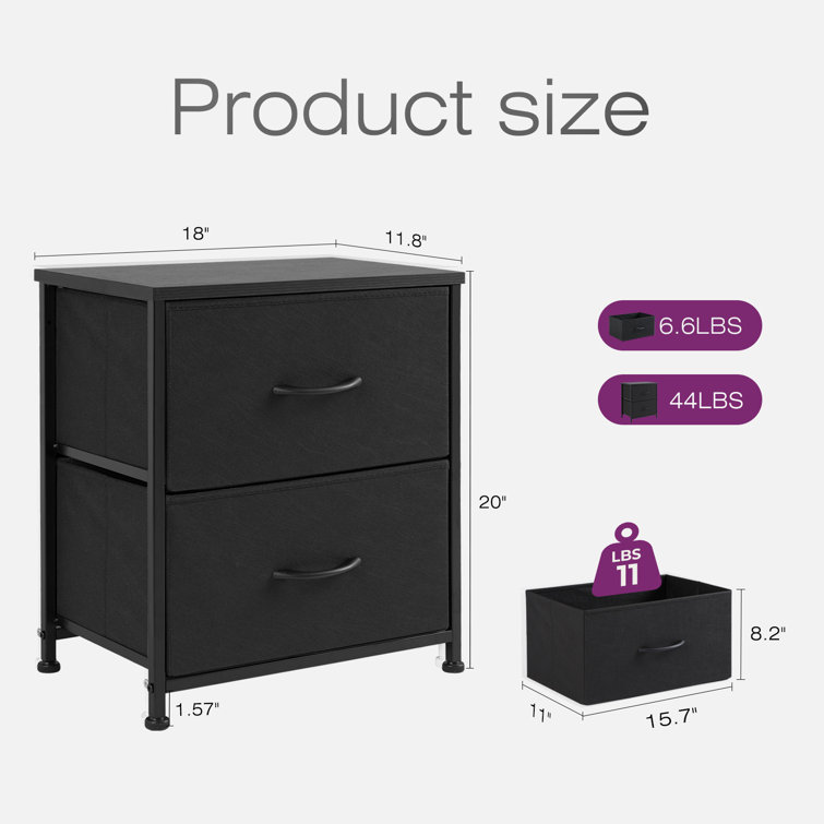Jaece 2 - Drawer Nightstand