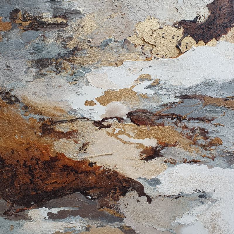 Sediment and Spark, 30" H x 30" W