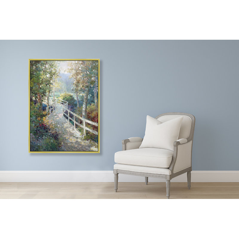 Bridge To The Light Print, 50" H x 38" W, Gold