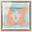 Casablanca to Paris Peach Print Glam Jungle by Oliver Gal, Black Frame, 12 x 12-970720804-970720807