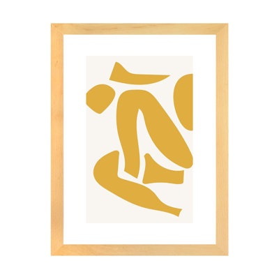 « Déconstruit jaune » par Mambo art studio-impression