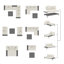 Filmore 4 - Person Modular Patio Conversation Sets with Cushions
