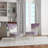 Upholstered Floral Side Chair - Modern floral Accent Chair-90396754