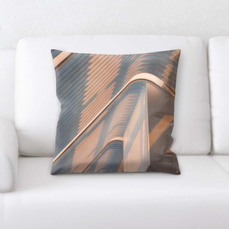 Microsuede Reversible Throw Pillow
