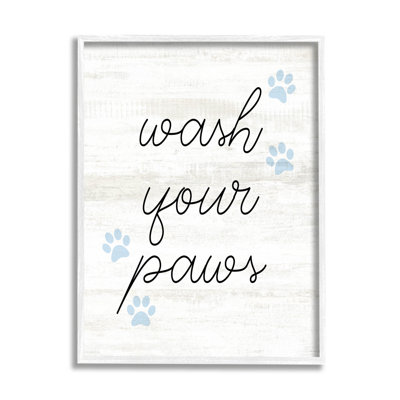 " Wash Your Paws Pet Shapes " by Lil' Rue