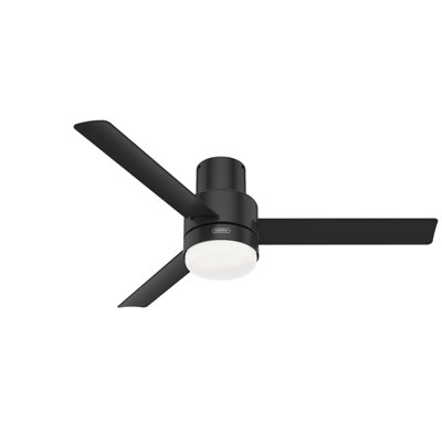 Gilmour 52" 3 - Blade Flush Mount Outdoor Ceiling Fan with Pull Chains and Light