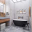 59.13'' x 29.13'' Soaking Resin Bathtub-66398844