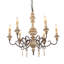 Lustre classique à 6 lumières de style bougie Marcus