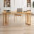 Burlywood Rectangular Solid Wood Butterfly Leaf  Dining Table-674152100