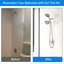 Remplacement de l'ensemble de garniture de robinet de douche Moen, double douche à haute pression combinée, poignée de douche-117199906