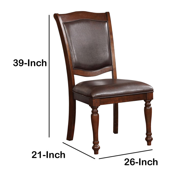 Ludlow 19.5'' H Faux Leather Upholstered Side Chair