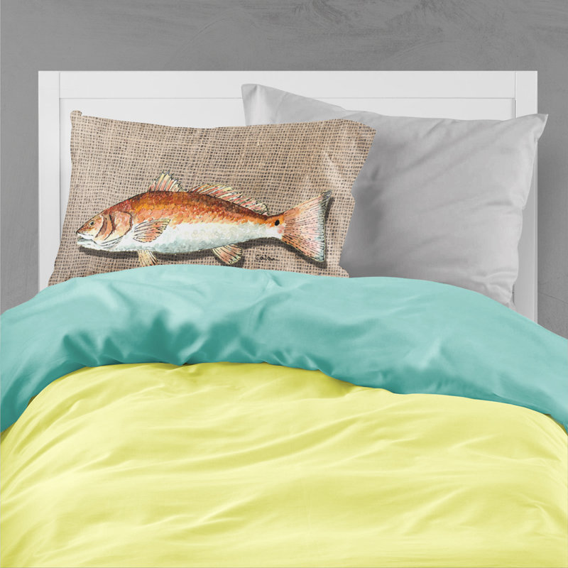  Taie d'oreiller poisson
