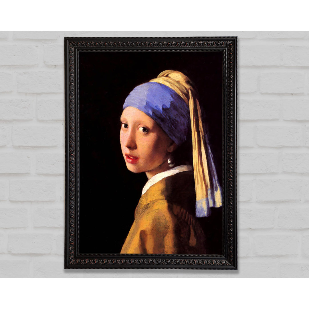 Vermeer Das Mädchen mit dem Perlenohrring - Einzelner Bilderrahmen Kunstdrucke