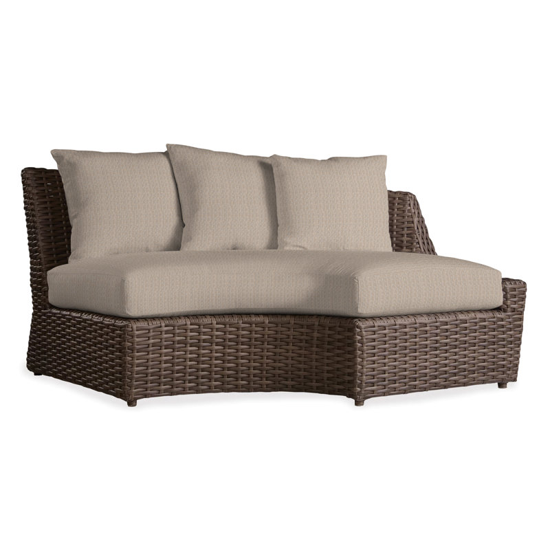 Largo Outdoor 3 - Seat Patio Sectional, Demo Oatmeal