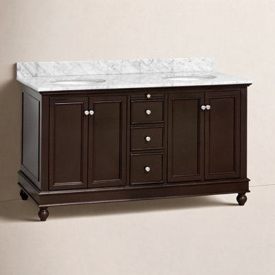 Ferdinand 60'' Double Bathroom Vanity with Top