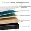 Matelas grand de 12 po Alwyn Home, très grand matelas rafraîchissant en mousse à mémoire de forme pour un sommeil frais, support de décompression ergonomique à 5 zones, matelas dans une boîte.-594900975-594900969