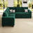 Shavera 84.2" W Velvet Modular Sleeper Sectional with Reversible Chaise -369943526