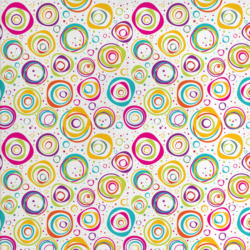Tissu spirale childish, l 58 po x L 180 po