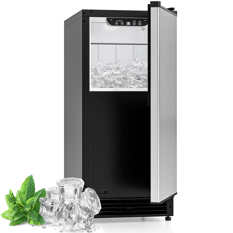 Chichef Ice Maker 100 lb. Daily Production Gourmet Clear Ice Built-In Ice Maker