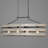 Gulliver 4 - Light Dimmable Kitchen Island Modern Linear Chandelier-806935246-806935247