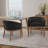 Modern Upholstered Barrel Dining Chairs-1549745570