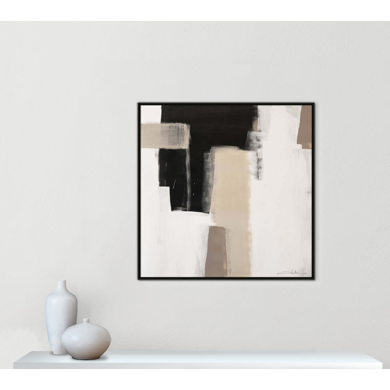 Earth Scapes I-A Print by Casa Fine Arts, 41.5" H x 41.5" W x 2" D, Espresso Floater Framed