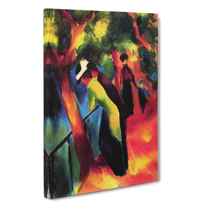 Sunny Way by August Macke - Wrapped Canvas, 50cm H x 35cm W x 3cm D