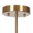 Cillin 3-Light Copper Semi Flush Mount