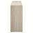 Mirella Faux Travertine Console Table In Travertine