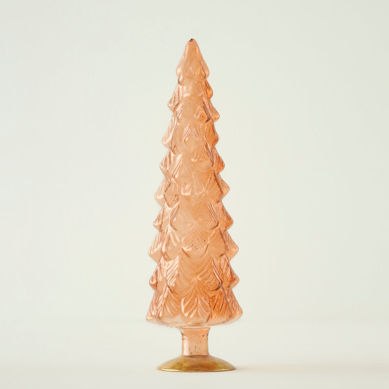 Ornement de Noël en verre pin, Brun