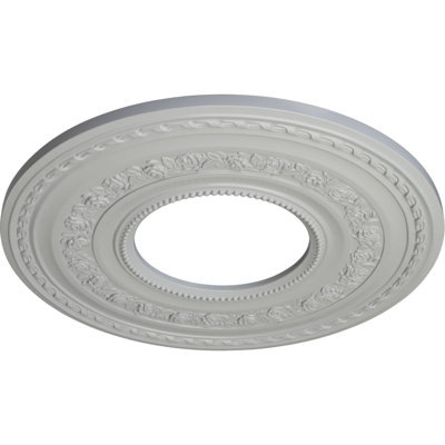 Médaillon de plafond de 29 po 3/8 po x P 11 5/8 po x P 1 1/8 po Anthony (convient aux auvents jusqu'à 11 5/8 po)