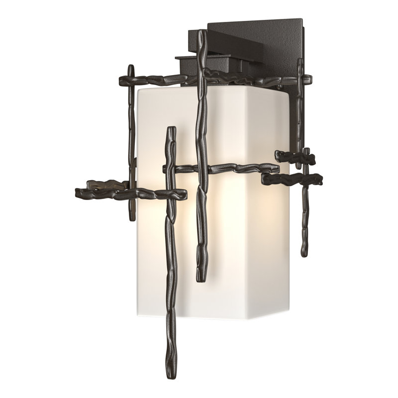 Tura Aluminum Outdoor Sconce, Coastal Oil Rubbed Bronze, 16.4" H x 9.6" W x 10.7" D