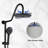 Matte Black Shower With 10" Rainfall Head And Handheld Lump Group