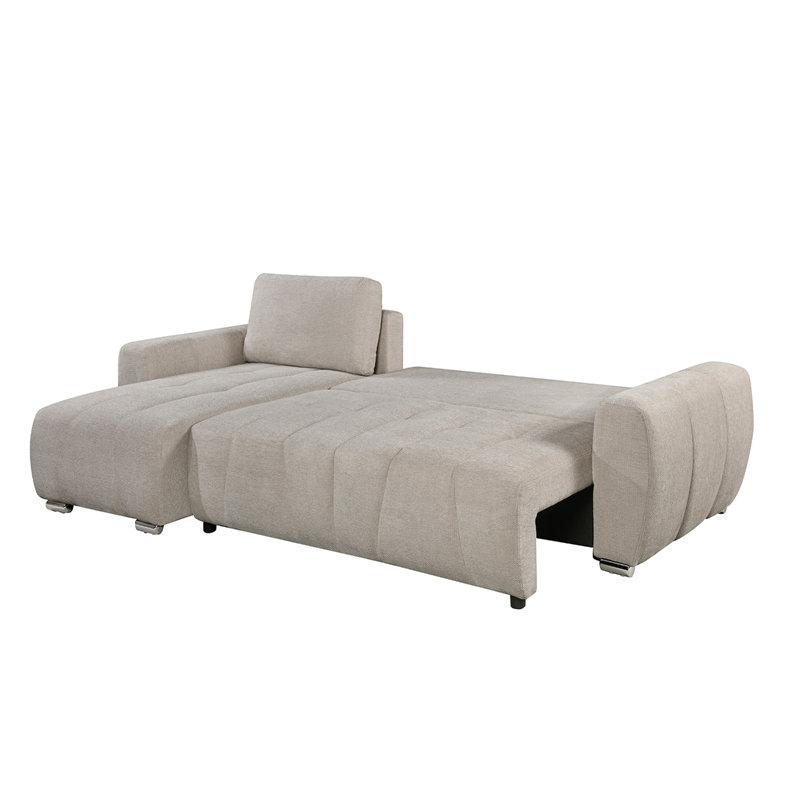 Charolyn 3 Seater Sofa Bed, Beige