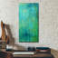 «Blue Mountain Rain II» par Erin Ashley, art mural en verre acrylique-246574468