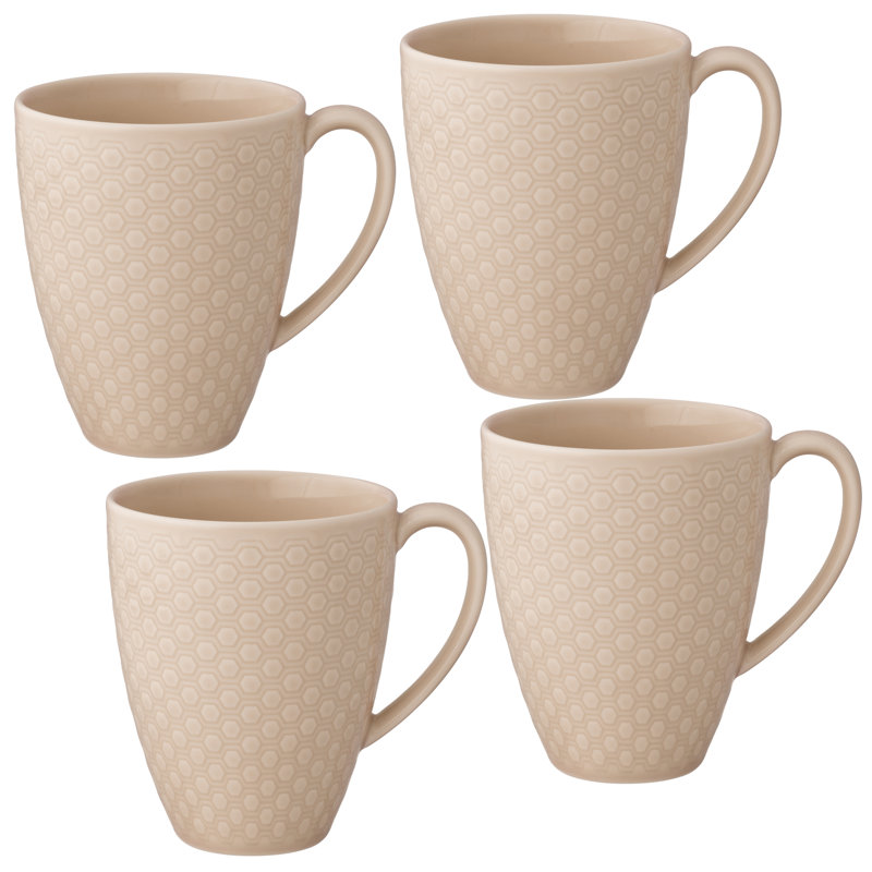 Ensemble de 4 tasses Kikko, 16 oz, Rose