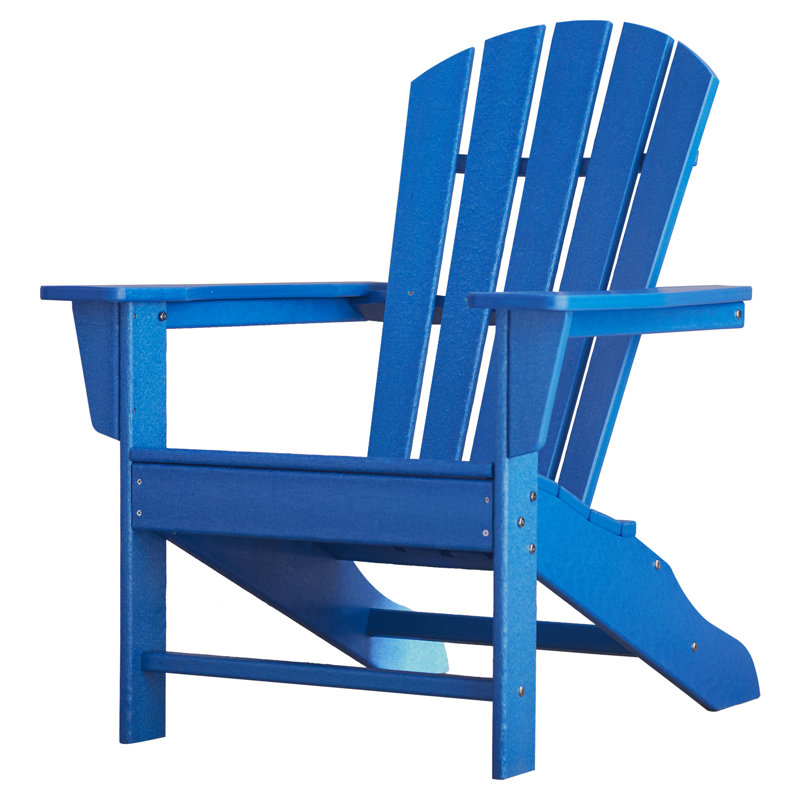 POLYWOOD Palm Coast Adirondack, Pacific Blue