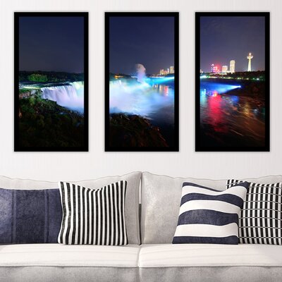 Niagara Falls - 3 Piece Picture Frame Photograph Print Set on Acrylic -  Picture Perfect International, 704-2622-1224