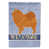 Chow-chow roux debout sélectionné