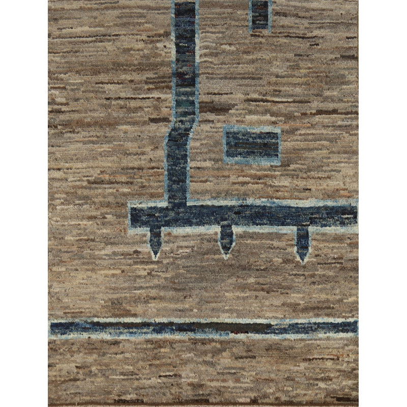 Tapis oriental géométrique marocain 5 x 6